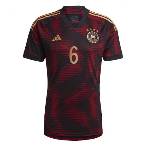 Tyskland Joshua Kimmich #6 Bortedrakt VM 2022 Kortermet Tyskland Joshua Kimmich #6 Bortedrakt VM 2022 Kortermet